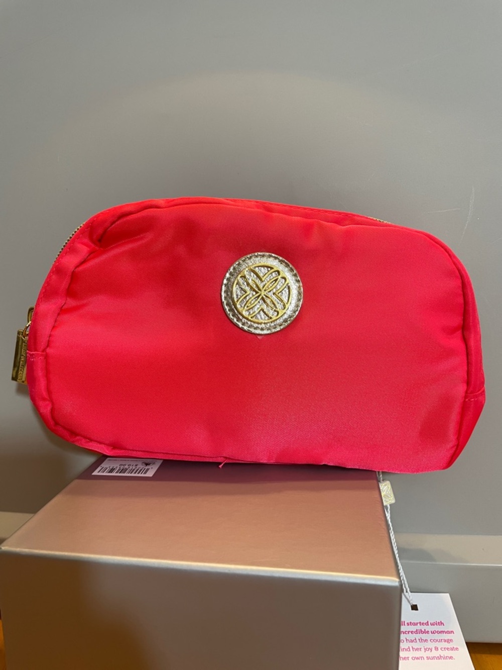 Lilly Pulitzer Jeanie Belt Bag Mizner Red NWT